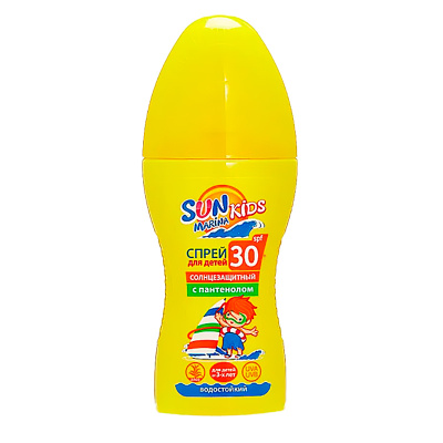 Спрей солнцезащитный для детей spf-30 Sun Marina Kids 150 мл Биокон 1